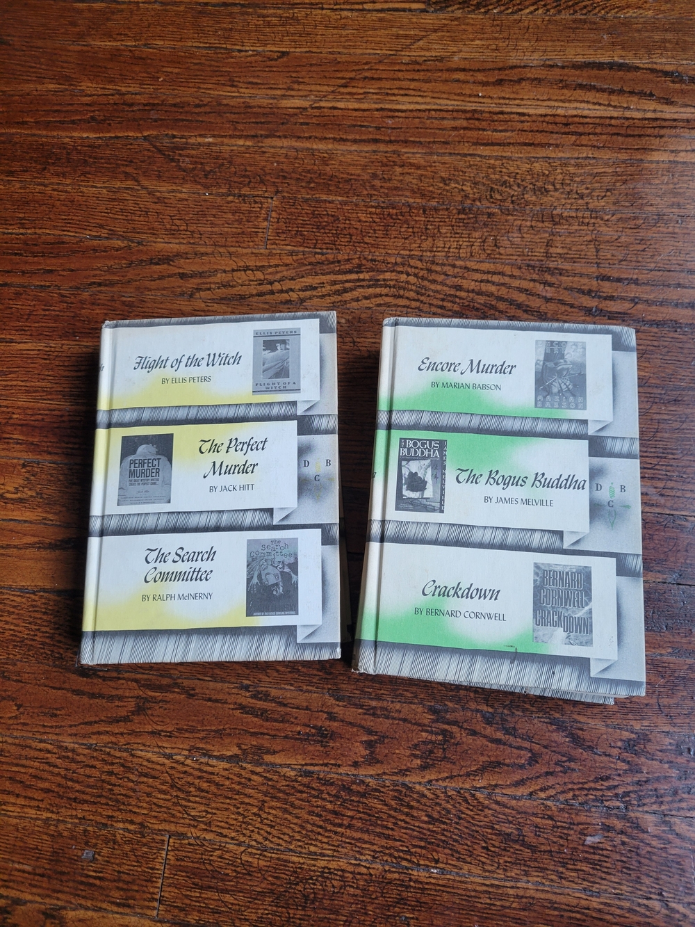 Detective Book Club - Set of 2 Vintage Books Hardcover The Perfect Muder